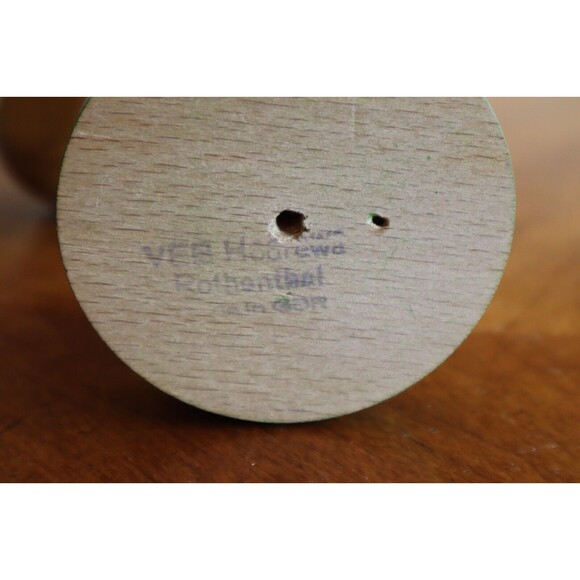 10.75" VEB Hodrewa Rothenthal German Democratic Republic Nutcracker Mushroom Man - Picture 11 of 13